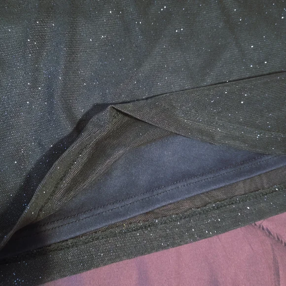 Windsor Navy Blue Off The Shoulder Short Dress - Picture 5 of 5